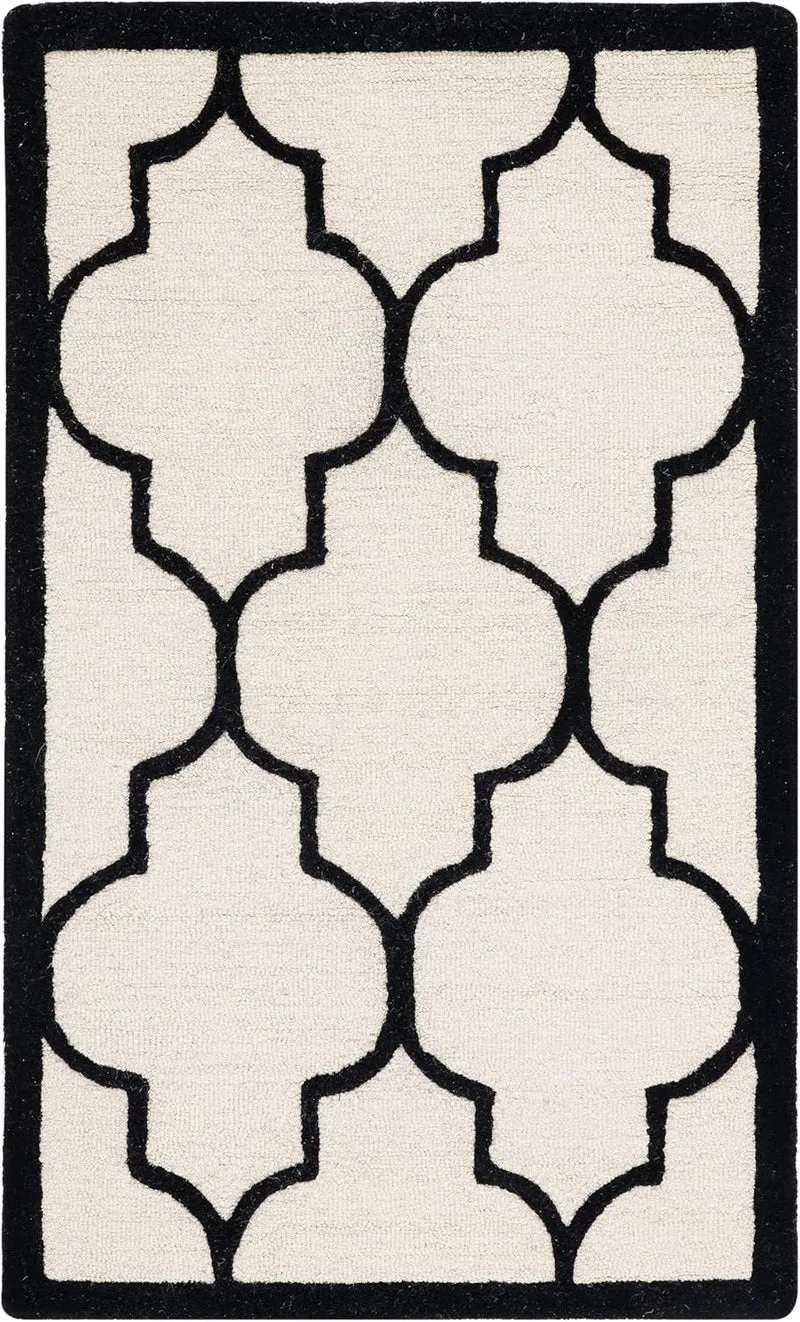 SAFAVIEH Spalier Teppich für Wohnzimmer, Esszimmer, Schlafzimmer - Cambridge Collection, Kurzer Flor
