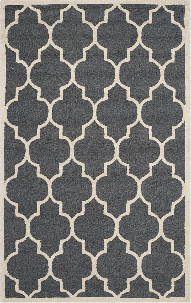 SAFAVIEH Spalier Teppich für Wohnzimmer, Esszimmer, Schlafzimmer - Cambridge Collection, Kurzer Flor