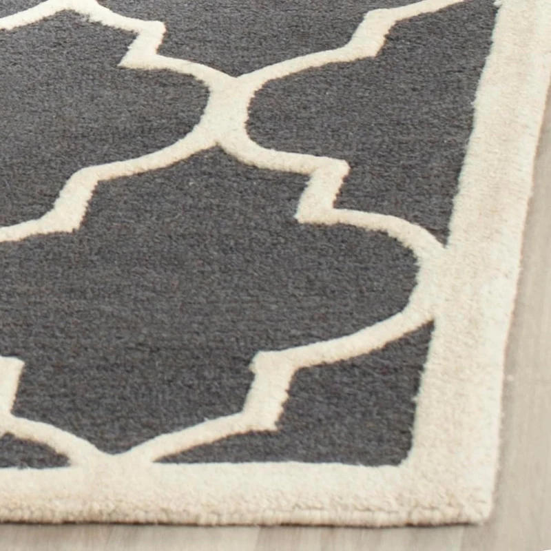 SAFAVIEH Spalier Teppich für Wohnzimmer, Esszimmer, Schlafzimmer - Cambridge Collection, Kurzer Flor