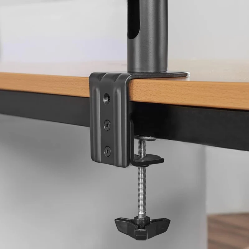 Hama Monitorhalterung für 1 Monitor 13 – 35 Zoll (Monitorhalter höhenverstellbar bis 40 cm, schwenkb
