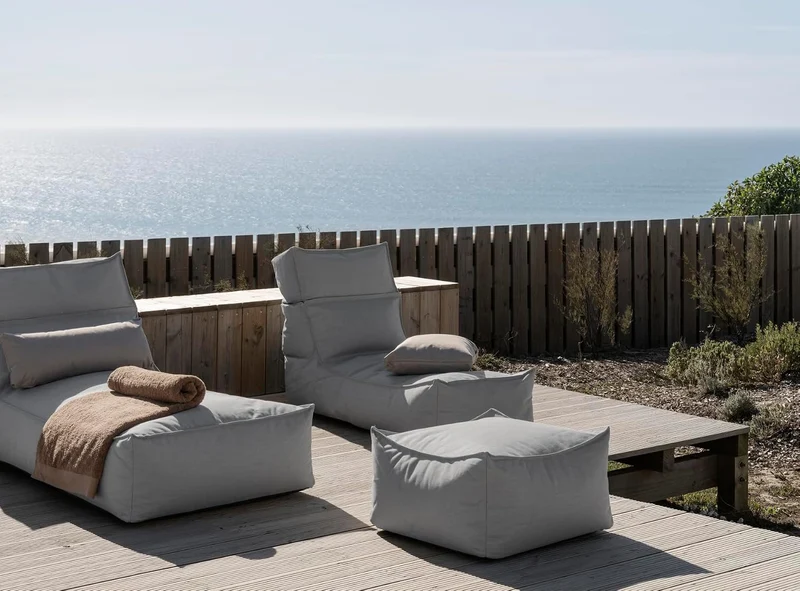 Blomus Outdoor-Lounger -Stay- Sonnenliege Bodenkissen Wasserfest (Cloud) Cloud One size, Cloud One s