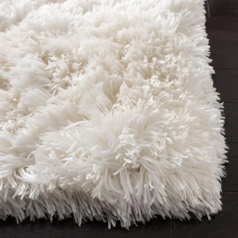 SAFAVIEH Zottelig Teppich für Wohnzimmer, Esszimmer, Schlafzimmer - Artic Shag Collection, Hoher Flo