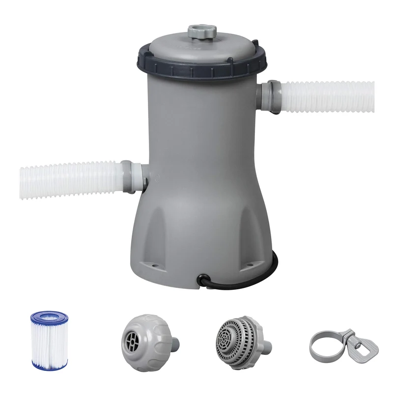 Poolreinigung Set Flowclear BestWay 3.028 l/h Pumpe + Filter Filterpumpe