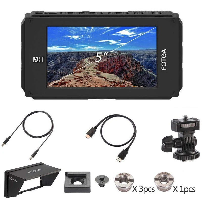 Fotga DP500IIIS A50T 5-Zoll FHD Video Camera Feldmonitor, Berühren Bildschirm Field Monitor,1920x108