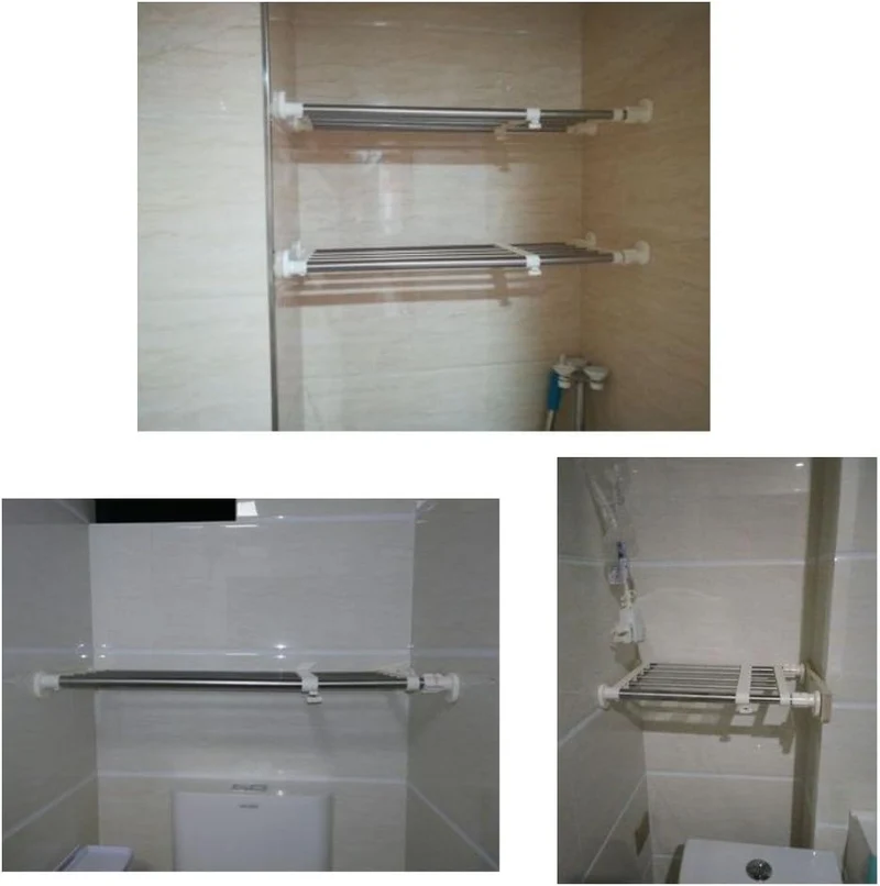 BAOYOUNI Erweiterbar Kleiderschrank Einlegeböden Schrankregal Einstellbare Lagerregal Schrank DIY Or