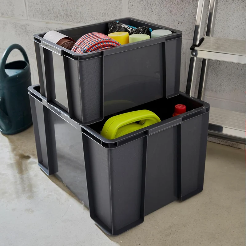 Sundis 6er set MASTER BOX, 5L - Modular und stapelbar - Anthrazitgrau SET 6X5L, SET 6X5L