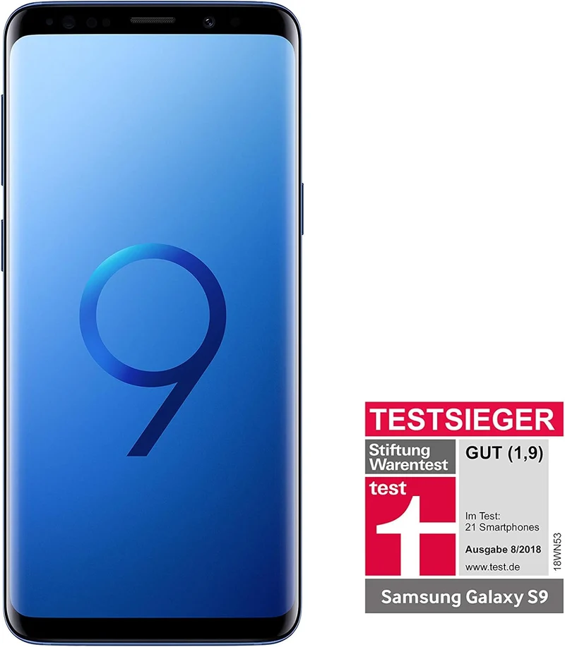 Samsung Galaxy S9 Smartphone (5,8 Zoll (14,7cm) 64GB interner Speicher, Dual SIM) - Deutsche Version