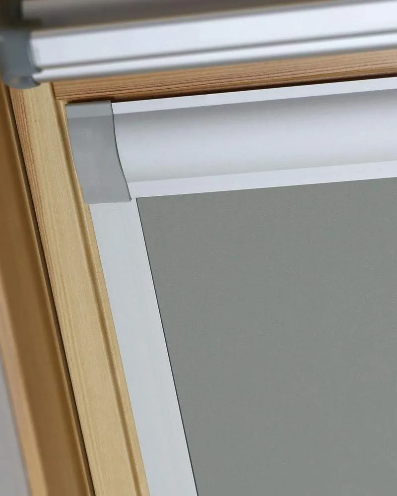 Bloc Skylight Rollo für Velux Dachfenster Blockout, Zinn, CK04 CK04 Für Velux Dachfenster Pewter, CK