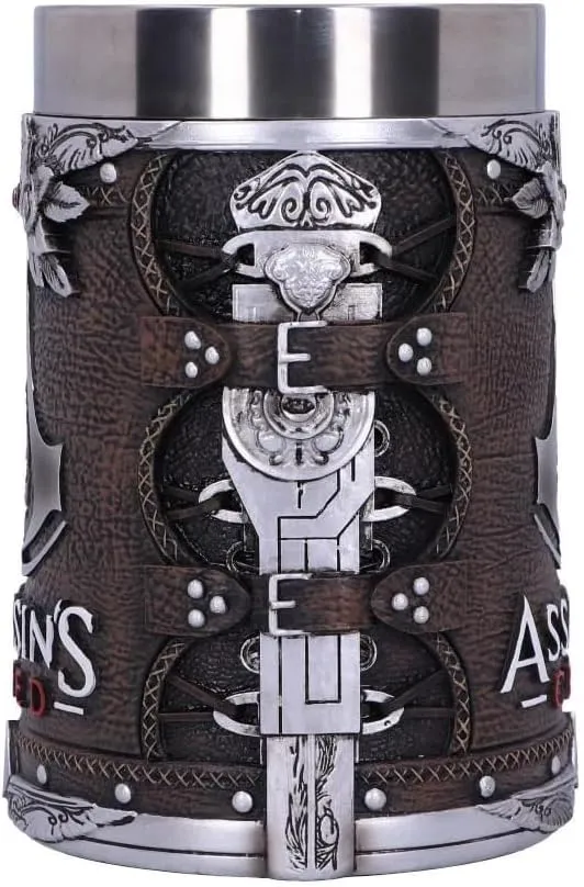 Nemesis Now Offiziell lizenzierter Assassins Creed Brotherhood Brown Hidden Blade Game Krug, Harz, 1