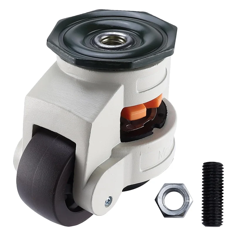 Homtone Schwerlastrollen 50mm 4er Set 2000kg Industrie Möbel Lenkrollen Vorbaumontage 500kg per pcs,