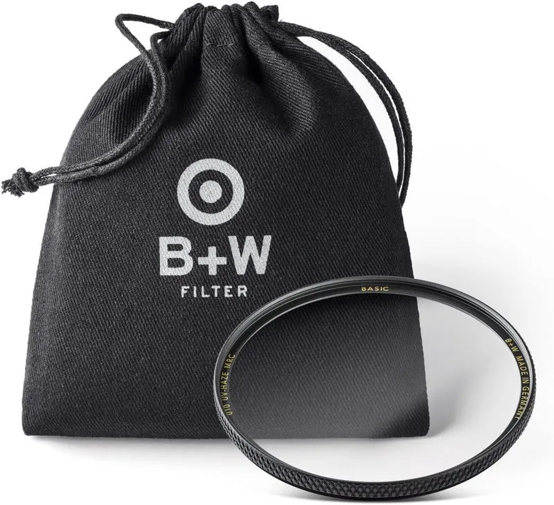 B+W UV-Haze- und Schutz-Filter 010 MRC Basic 39mm (16x vergütet, Professional), Black, 1100131