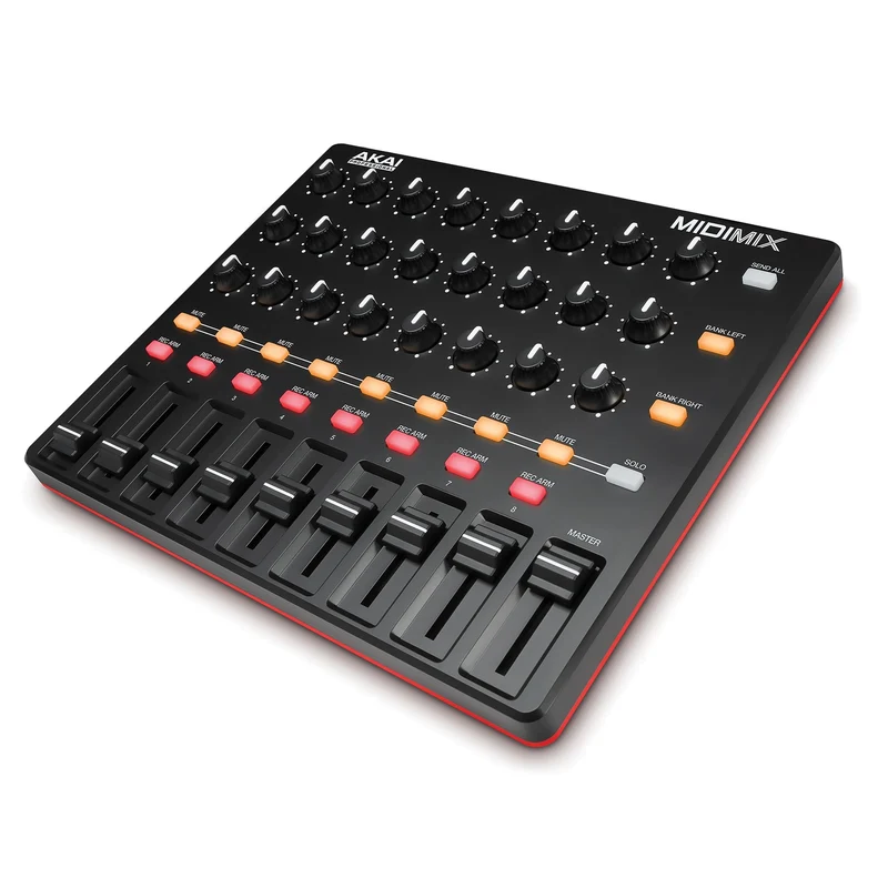 AKAI Professional Midimix - Voll zuweisbarer, portabler MIDI Mixer & DAW Controller Single, Single