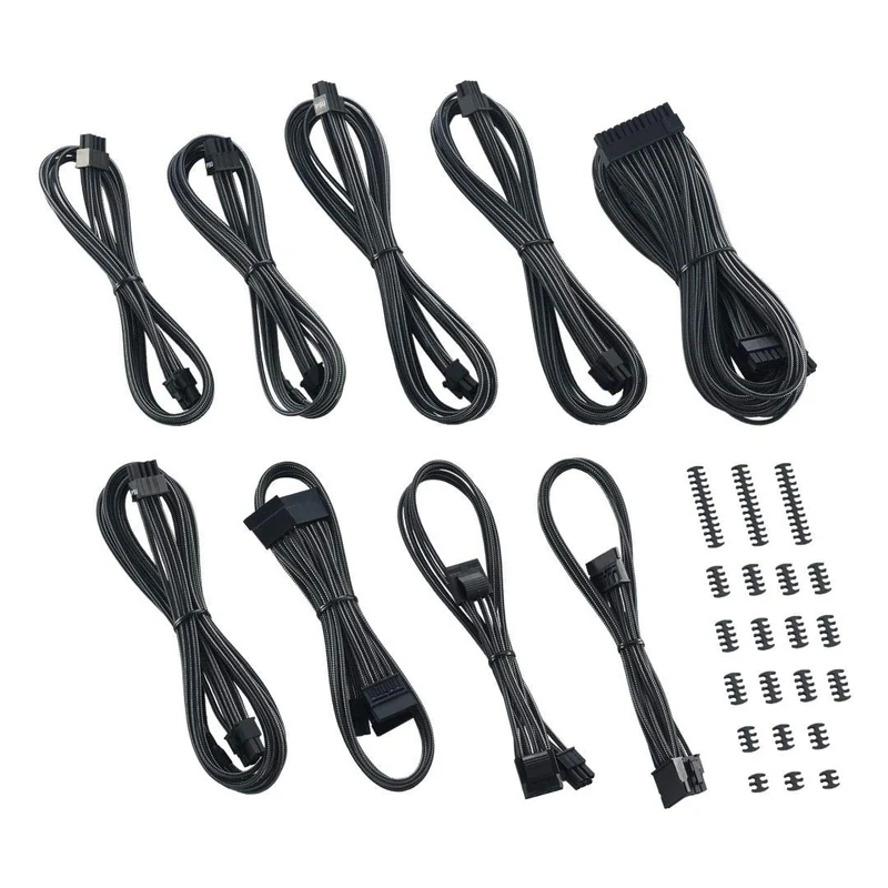 CableMod Classic ModMesh C-Series Cable Kit Corsair AXi, HXi & RM - Carbon