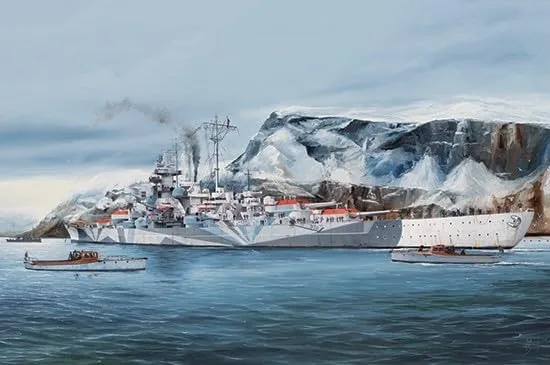 Trumpeter DKM Tirpitz | Schlachtschiff Bausatz 1:350#05359