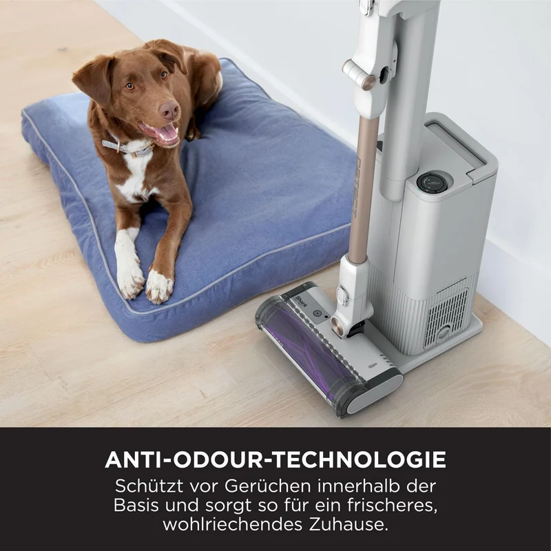 Shark Detect Clean & Empty Akku-Staubsauger, kraftvolle Saugkraft mit DirtDetect-Technologie, selbst