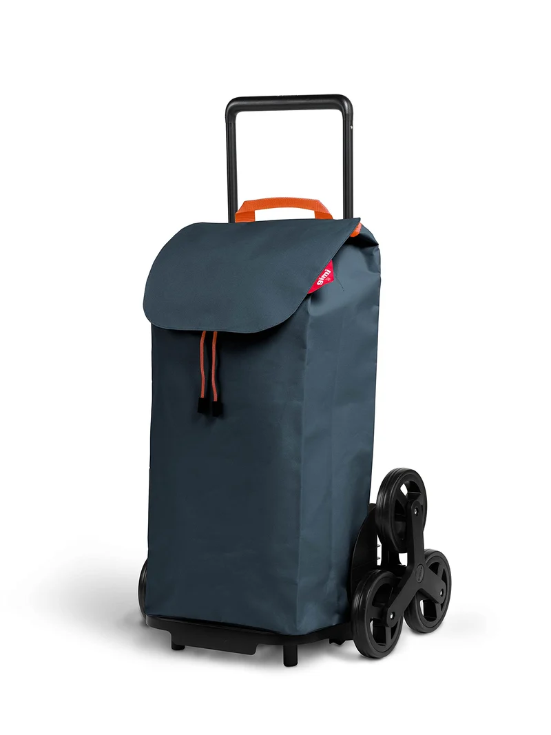 Gimi Tris Einkaufstrolley, wasserabweisende Tasche, 3-Rollen-System, Eco Verpackung, Fassungsvermöge