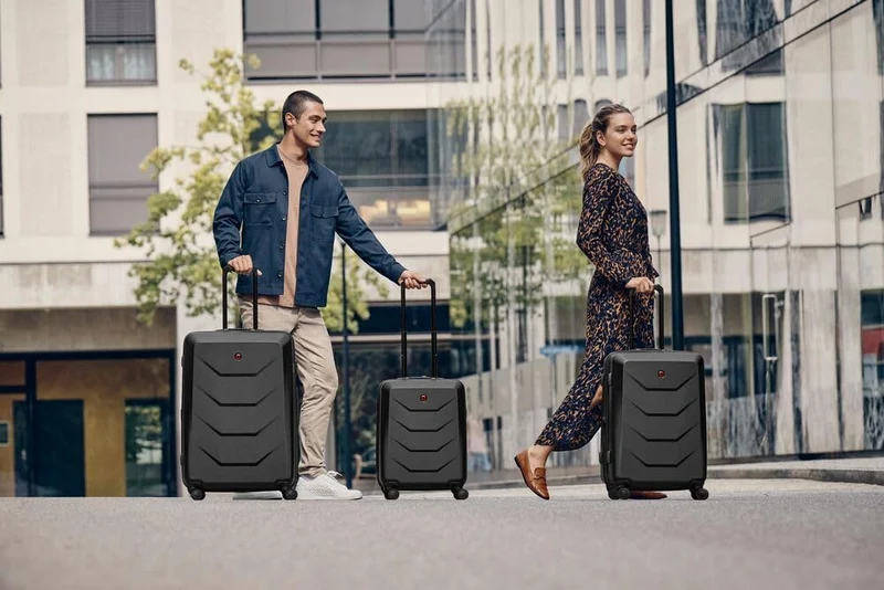 WENGER Prymo Carry-On Hartschalenkoffer, Handgepäck, Trolley, 36 (43) l, Sicherheitsschloss, Damen H