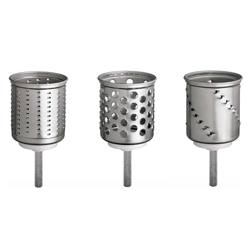 Kitchenaid EMVSC 3- Zusatztrommel-Set, Silberfarben