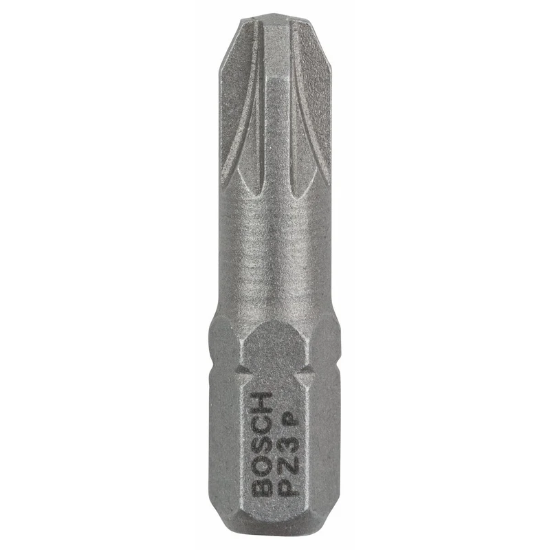 Bosch Professional Bit Extra-Hart für Pozidriv-Kreuzschlitzschrauben (PZ3, Länge: 25 mm, 100 Stück)
