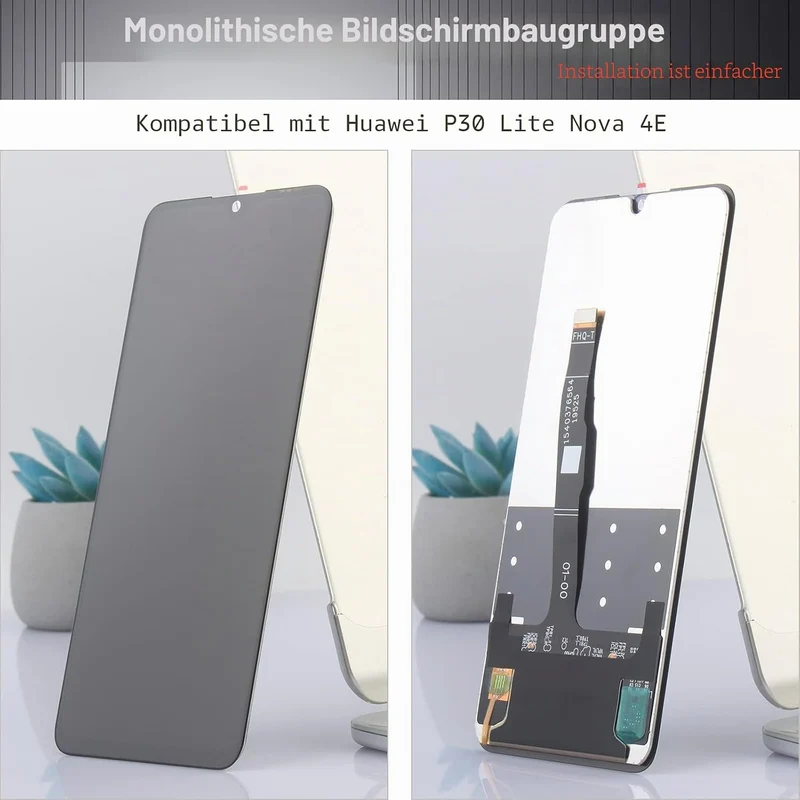 YHX-OU 6.15" Schwarz Display Für Huawei P30 Lite 48MP MAR-L21A MAR-L01A MAR-LX1A LCD Display Touchsc