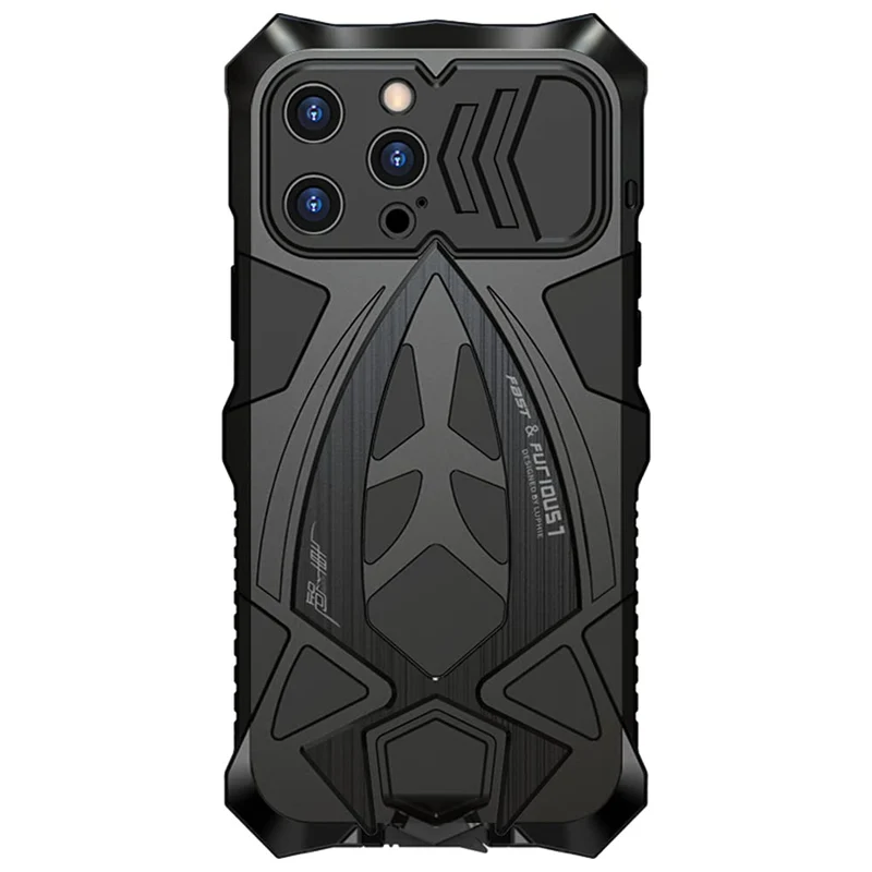 CeeEee kompatibel mit iPhone 13 Pro Max 2021 Outdoor Schutzhülle Cover Integrierte Stossfeste Metall