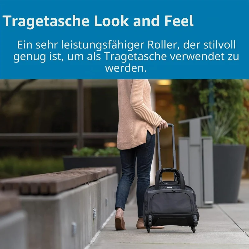 Kensington Laptop Rolltasche Contour 2.0 Executive Balance Laptop Spinner für bis zu 15.6 Zoll Lapto