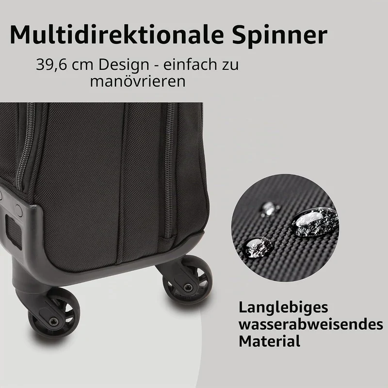 Kensington Laptop Rolltasche Contour 2.0 Executive Balance Laptop Spinner für bis zu 15.6 Zoll Lapto