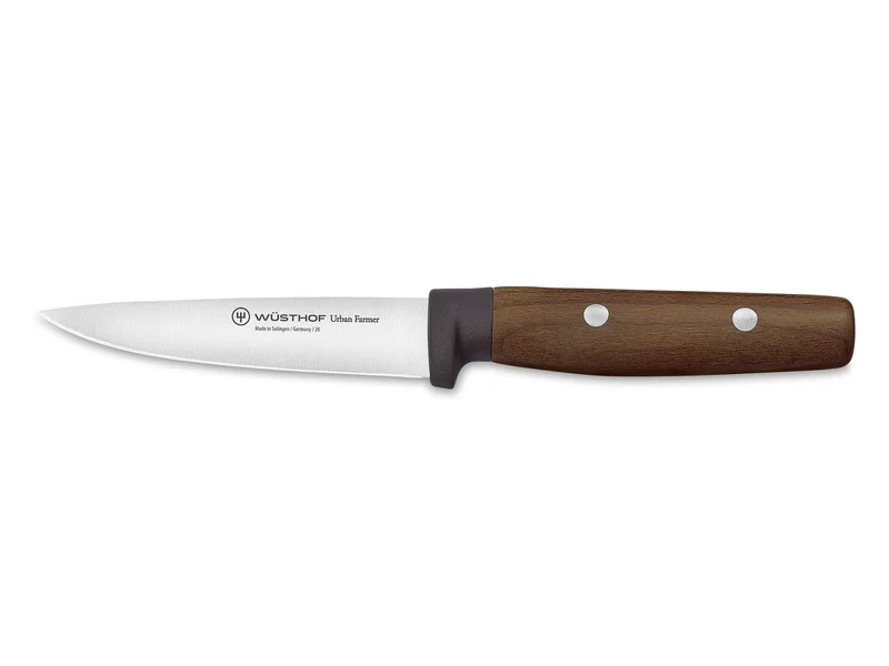 WÜSTHOF Urban Farmer Gemüsemesser 10 cm, Silber 10 cm Gemüsemesser Single, 10 cm Gemüsemesser Single