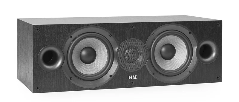 ELAC Debut 2.0 Center-Lautsprecher C6.2, Box für Musikwiedergabe über Stereo-Anlage, 5.1 Surround-So