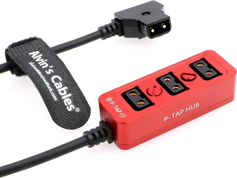 Alvin's Cables D-tap Splitter P-Tap HUB Kabel Dtap Stecker auf 3 Port D Tap Buchse Splitterkabel mit