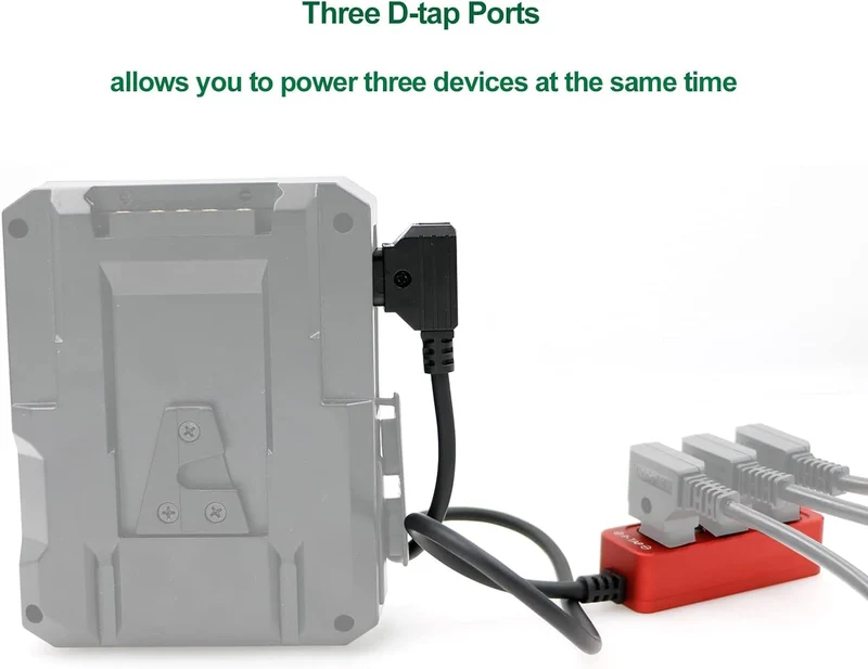 Alvin's Cables D-tap Splitter P-Tap HUB Kabel Dtap Stecker auf 3 Port D Tap Buchse Splitterkabel mit