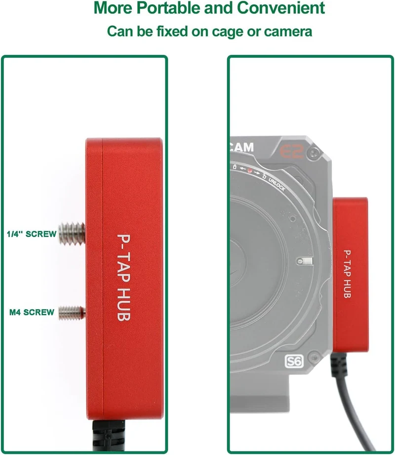 Alvin's Cables D-tap Splitter P-Tap HUB Kabel Dtap Stecker auf 3 Port D Tap Buchse Splitterkabel mit