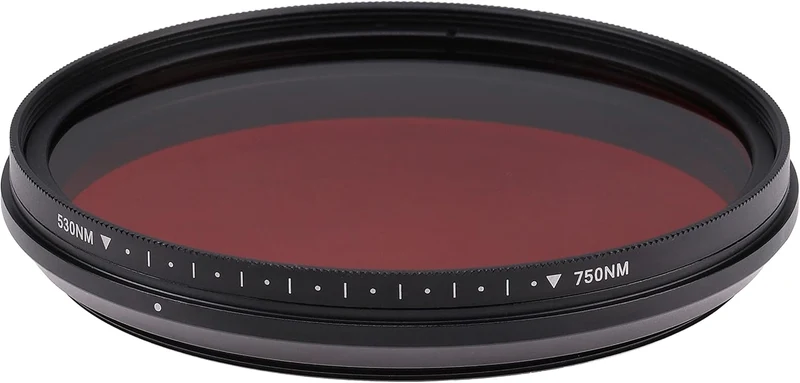 Fotga 77mm Sechs-im-EIN Einstellbare Infrarot Infrared Pass X-Ray-Objektiv-Filter IR Filter 530nm bi