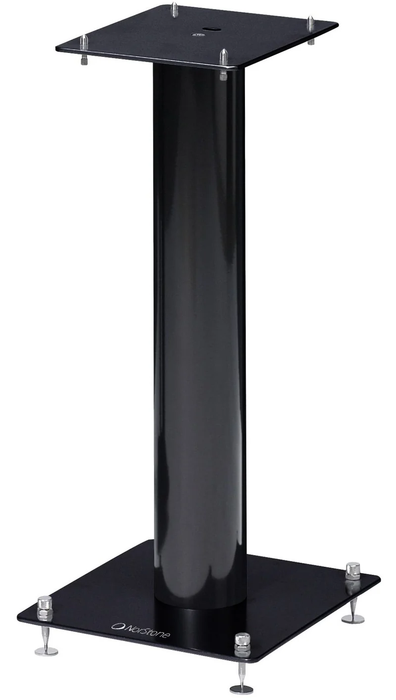 NorStone Stylum 1 Lautsprecherständer (Paar), 50cm, Schwarz