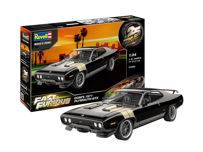 Revell 07692 Fast & Furious - Dominic's 1971 Plymouth GTX