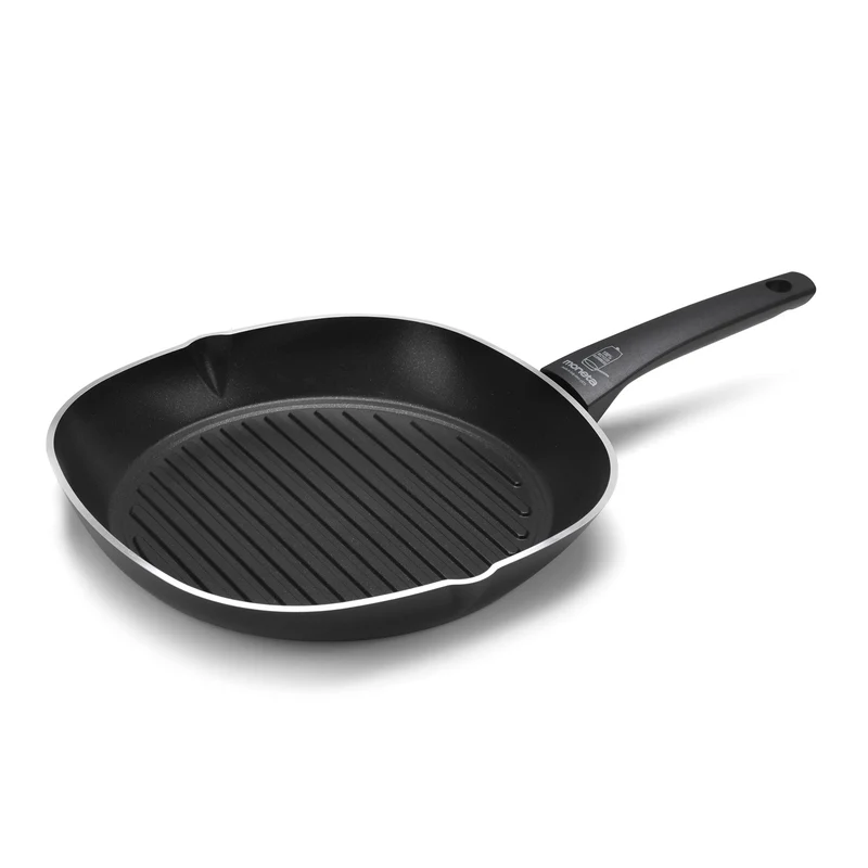 Moneta Recy Grillpfanne 28 x 28 cm Ricla 52 Dosen, Net Induction, Schwarz, Gehäuse aus 100% recycelt