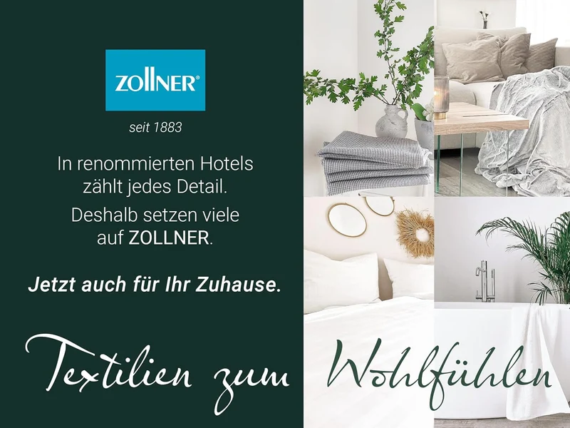 ZOLLNER 5er Set Badehandtücher, Duschtücher, 100x150 cm, Baumwolle, weiss, 5er Set