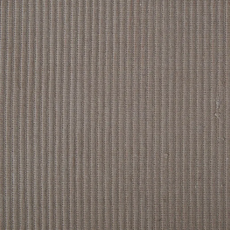 DII Basic Everyday Tischset, gerippt, 100% Baumwolle, 33 x 48 cm, Grau, 6-teilig, Grau