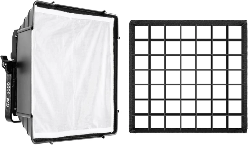GVM Softbox für LED Videolicht der Serien 800D, 480LS, 560AS, Zubehör für Videobeleuchtung 800D, 480