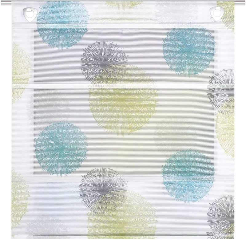 Home Fashion MAGNETROLLO BAMBUSOPTIK Rawlins, BLAU GRÜN, 130 X 60 cm