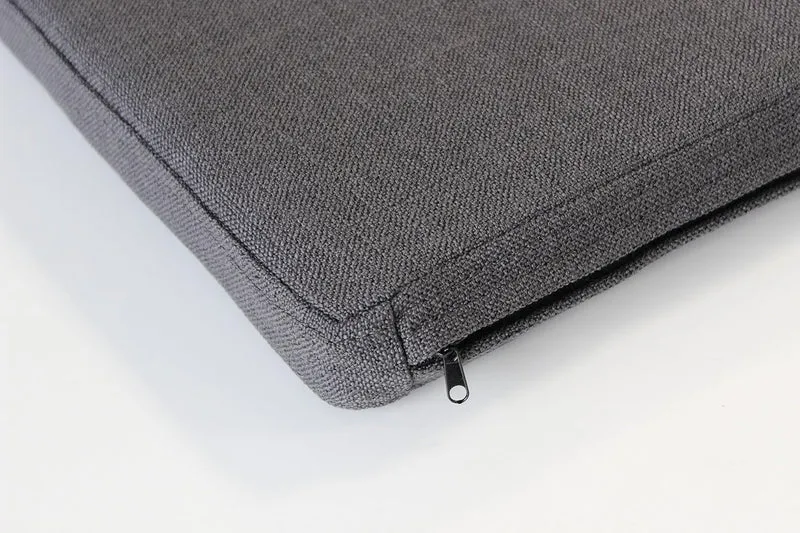 Germania Sitzkissen 3438-58, in Anthrazit, 72 x 6 x 33 cm (BxHxT) 72x6x33 cm (B/H/T), 72x6x33 cm (B/