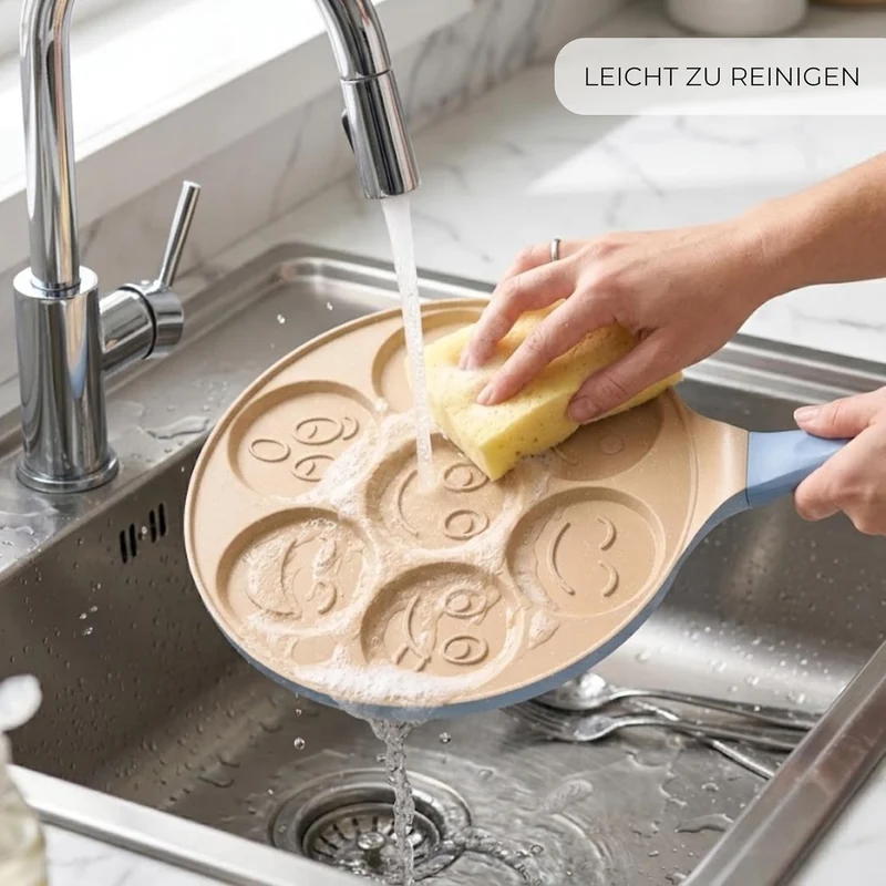 Erreke Pancake Pfanne, Geeignet für Induktion, Antihaft Bratpfanne für Pancakes, Pfannkuchenpfanne,