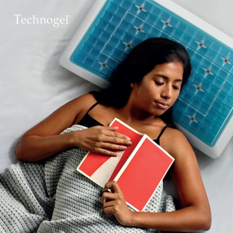 Technogel® Deluxe Orthopädisches Nackenstütz-Kopfkissen – Patentiert, Schadstofffrei & Zertifiziert