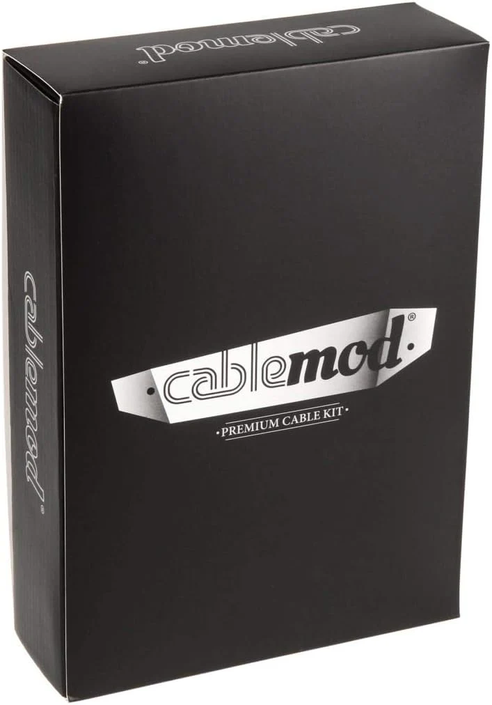 CableMod Classic ModMesh C-Series Cable Kit Corsair RMi & RMX - weiss/rot, Weiss/Rot