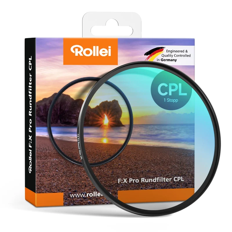 Rollei Extremium Rundfilter CPL (1 Stopp), Grösse: 58 mm