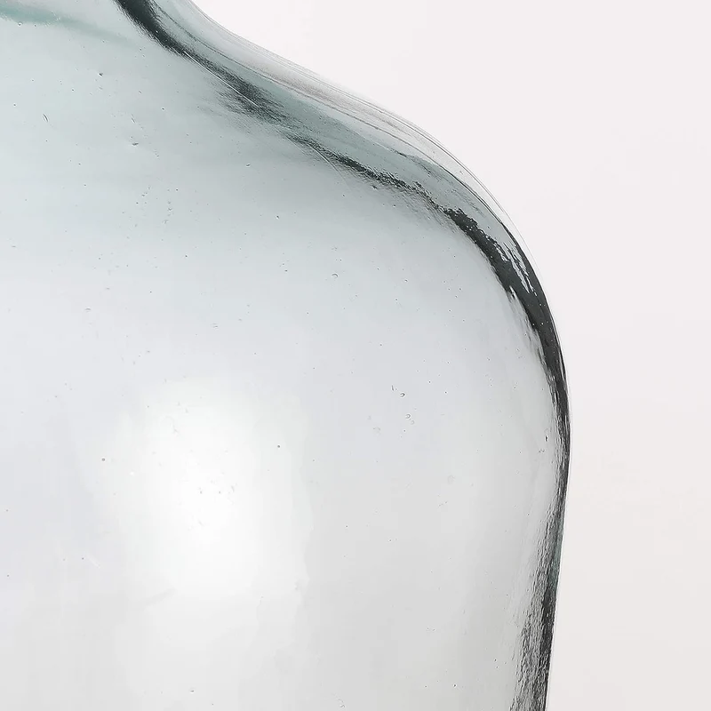 Mica decorations Diego Flasche, Glass, transparent, H. 56 cm D. 40 cm Transparent H. 56 cm D. 40 cm