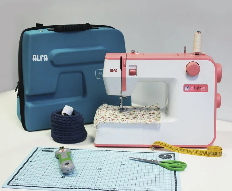 Maquina Coser Alfa Style20 Rosa