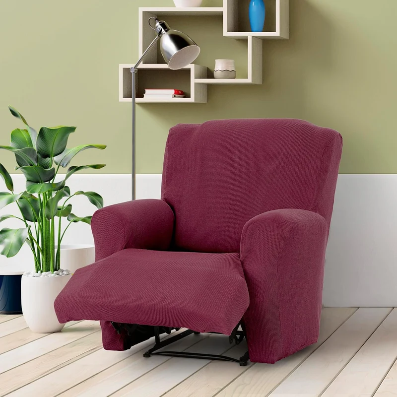Eysa Elastischer Bezug für Relaxfüsse, textur, Granatrot (Farbe 08), 60-75cm, Granatrot (Farbe 08)