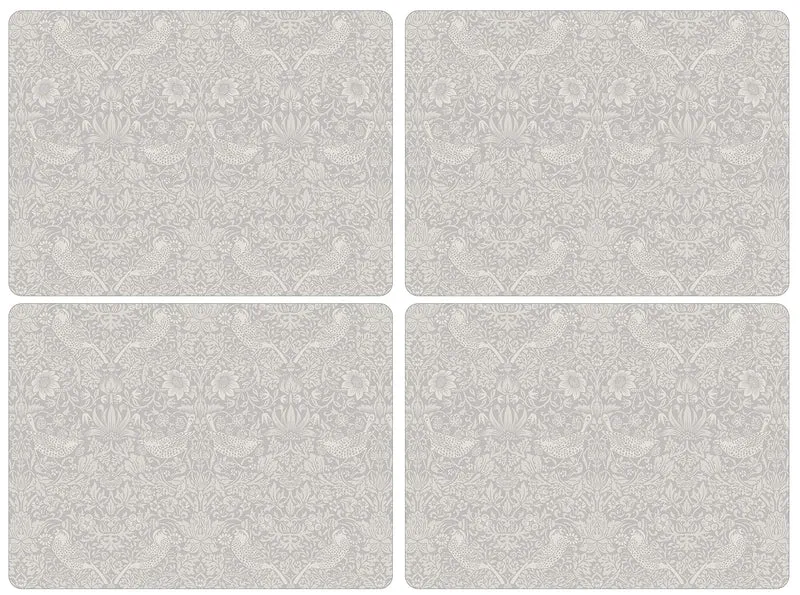 Portmeirion Home & Gifts The Original Co Platzsets mit Korkrückseite Pure Morris Strawberry Thief, 4