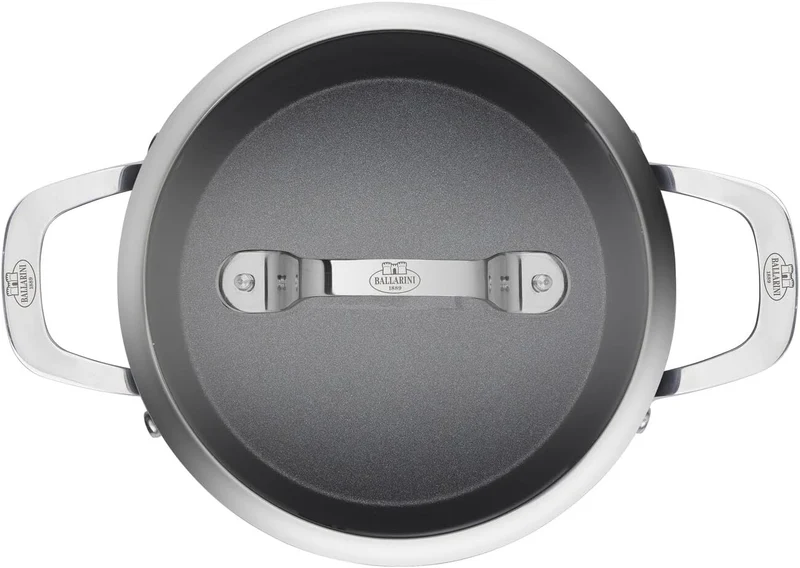 BALLARINI Alba Pot with lid Titanium 2.7 L ALBG2LD.20D